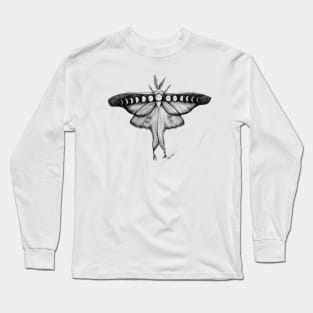 Lunar Moth Long Sleeve T-Shirt